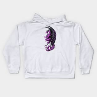 Master Dragon Purple Kids Hoodie